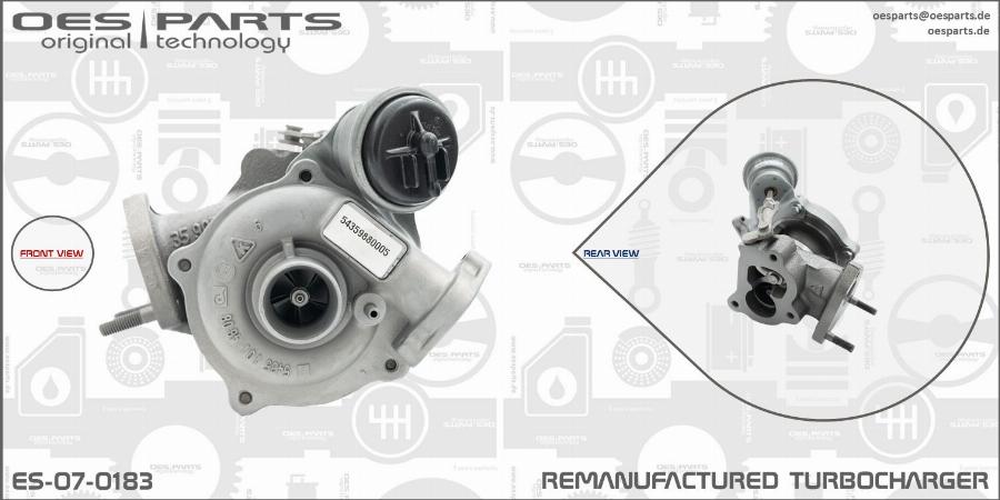 OES PARTS ES-07-0183 - Kompresors, Turbopūte ps1.lv