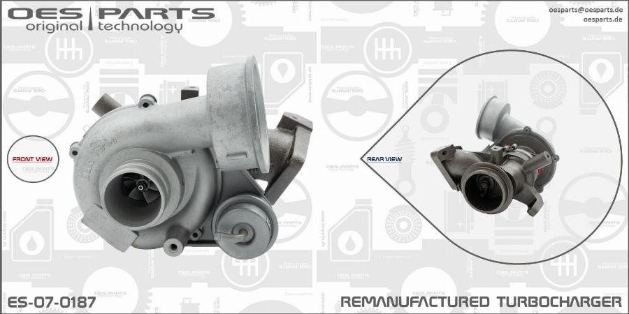 OES PARTS ES-07-0187 - Kompresors, Turbopūte ps1.lv