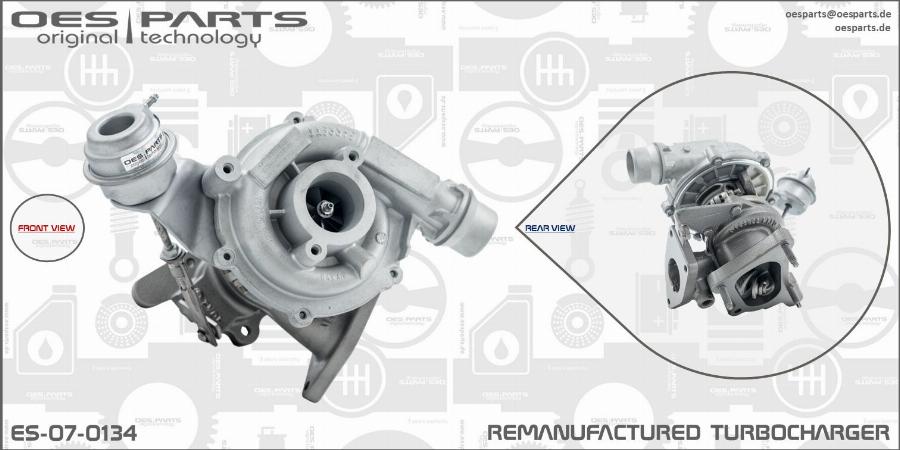 OES PARTS ES-07-0134 - Kompresors, Turbopūte ps1.lv