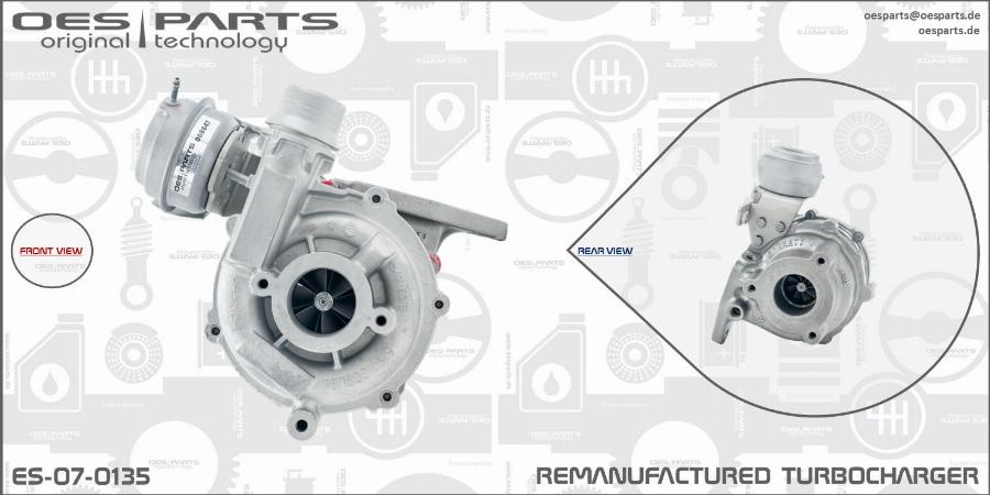 OES PARTS ES-07-0135 - Kompresors, Turbopūte ps1.lv