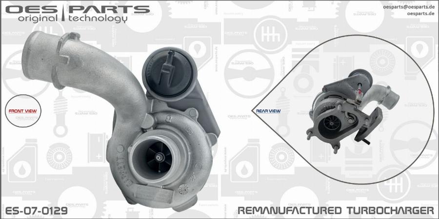 OES PARTS ES-07-0129 - Kompresors, Turbopūte ps1.lv