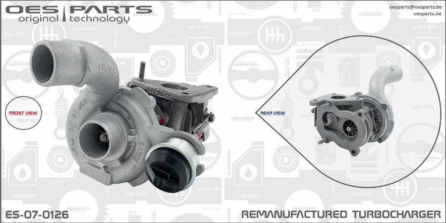 OES PARTS ES-07-0126 - Kompresors, Turbopūte ps1.lv