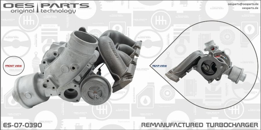 OES PARTS ES-07-0390 - Kompresors, Turbopūte ps1.lv