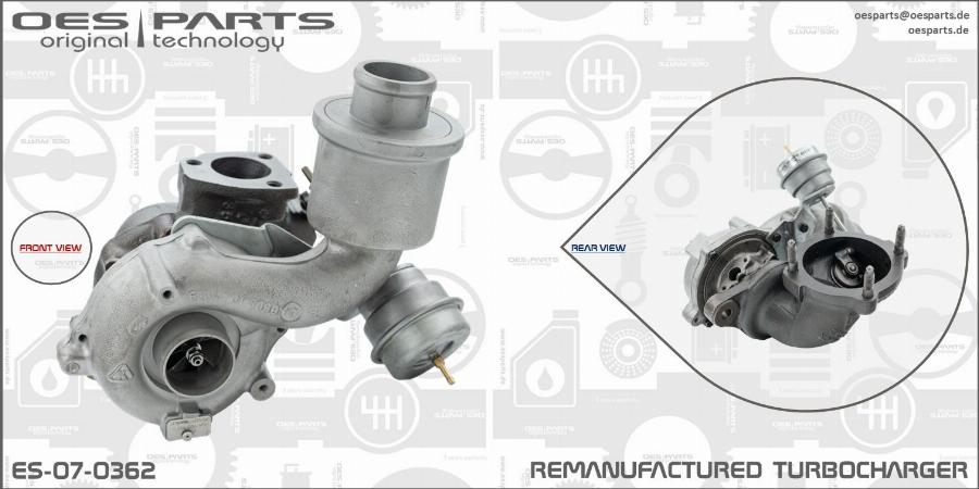 OES PARTS ES-07-0362 - Kompresors, Turbopūte ps1.lv