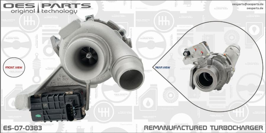 OES PARTS ES-07-0383 - Kompresors, Turbopūte ps1.lv