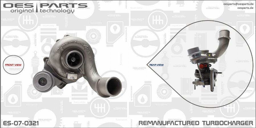 OES PARTS ES-07-0321 - Kompresors, Turbopūte ps1.lv