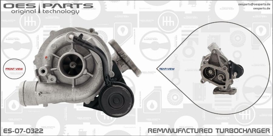 OES PARTS ES-07-0322 - Kompresors, Turbopūte ps1.lv