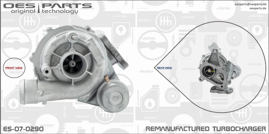 OES PARTS ES-07-0290 - Kompresors, Turbopūte ps1.lv