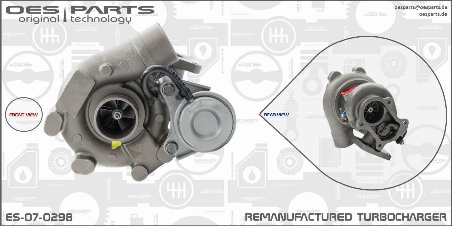 OES PARTS ES-07-0298 - Kompresors, Turbopūte ps1.lv