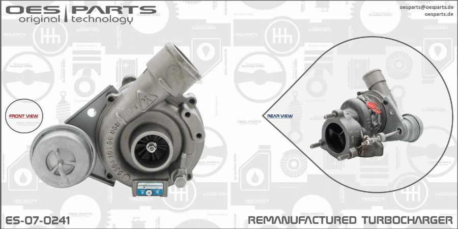 OES PARTS ES-07-0241 - Kompresors, Turbopūte ps1.lv