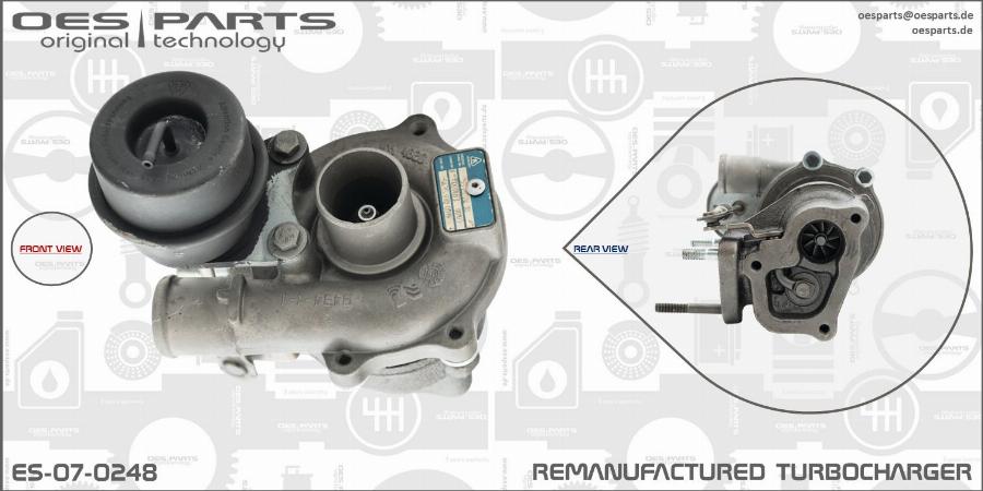 OES PARTS ES-07-0248 - Kompresors, Turbopūte ps1.lv