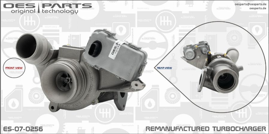 OES PARTS ES-07-0256 - Kompresors, Turbopūte ps1.lv