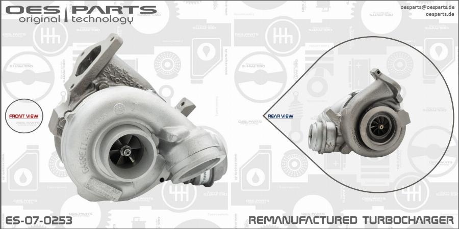 OES PARTS ES-07-0253 - Kompresors, Turbopūte ps1.lv