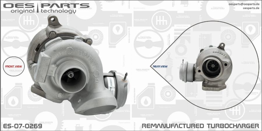 OES PARTS ES-07-0269 - Kompresors, Turbopūte ps1.lv