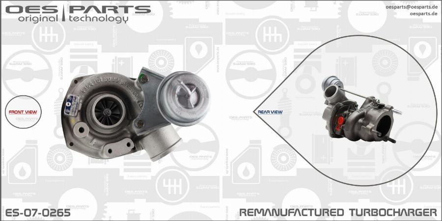 OES PARTS ES-07-0265 - Kompresors, Turbopūte ps1.lv