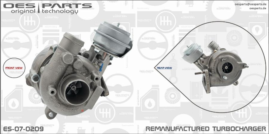 OES PARTS ES-07-0209 - Kompresors, Turbopūte ps1.lv