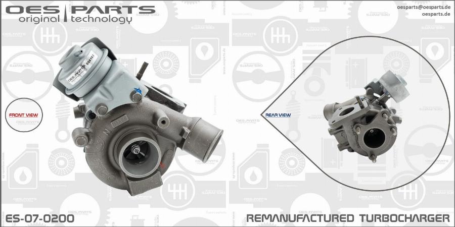 OES PARTS ES-07-0200 - Kompresors, Turbopūte ps1.lv