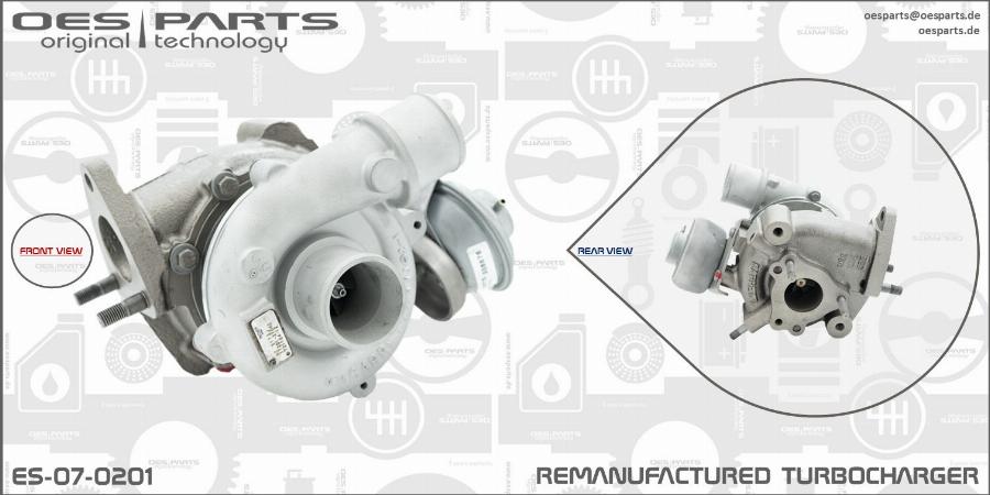 OES PARTS ES-07-0201 - Kompresors, Turbopūte ps1.lv