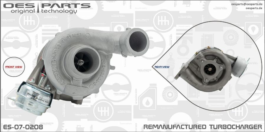 OES PARTS ES-07-0208 - Kompresors, Turbopūte ps1.lv