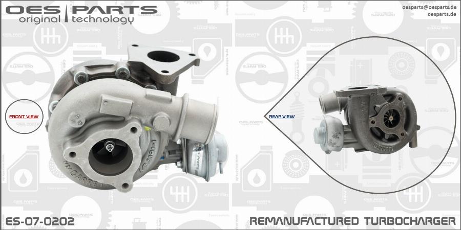 OES PARTS ES-07-0202 - Kompresors, Turbopūte ps1.lv