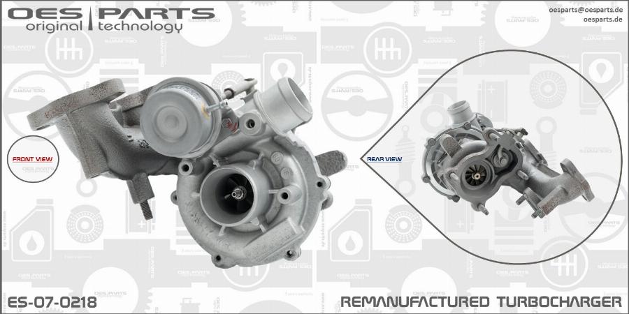 OES PARTS ES-07-0218 - Kompresors, Turbopūte ps1.lv