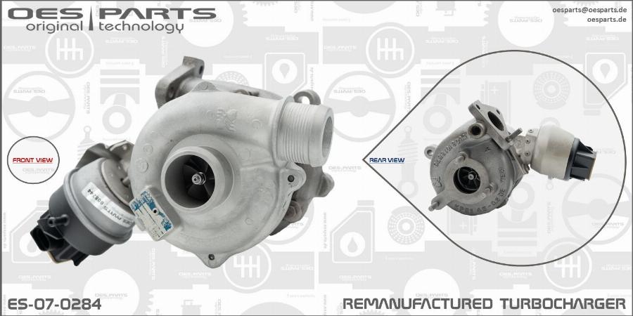 OES PARTS ES-07-0284 - Kompresors, Turbopūte ps1.lv