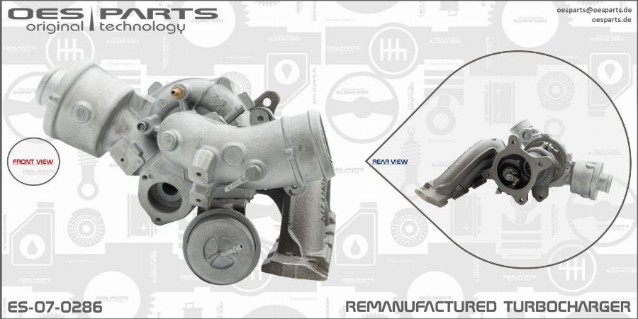 OES PARTS ES-07-0286 - Kompresors, Turbopūte ps1.lv