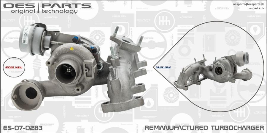 OES PARTS ES-07-0283 - Kompresors, Turbopūte ps1.lv