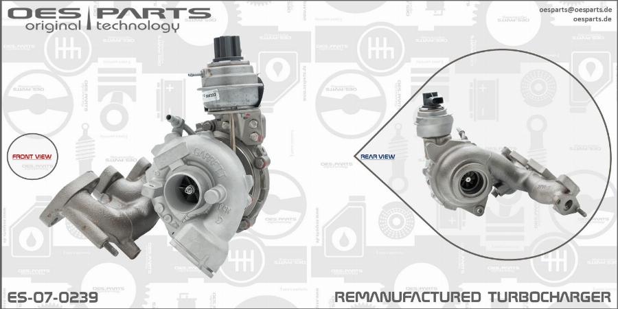 OES PARTS ES-07-0239 - Kompresors, Turbopūte ps1.lv