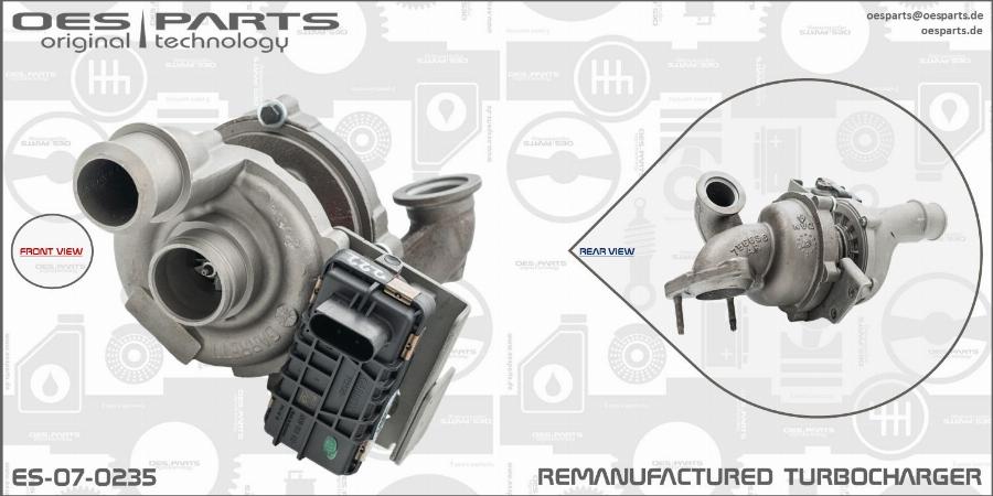 OES PARTS ES-07-0235 - Kompresors, Turbopūte ps1.lv