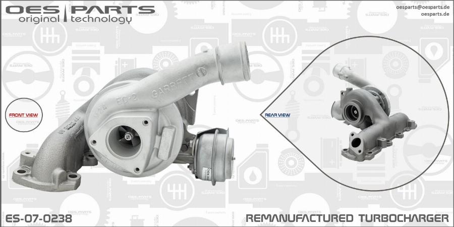 OES PARTS ES-07-0238 - Kompresors, Turbopūte ps1.lv