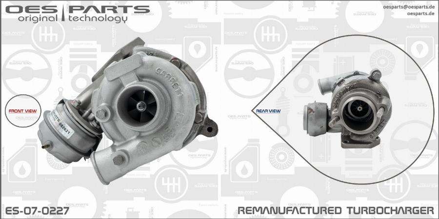 OES PARTS ES-07-0227 - Kompresors, Turbopūte ps1.lv