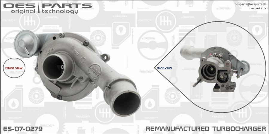 OES PARTS ES-07-0279 - Kompresors, Turbopūte ps1.lv