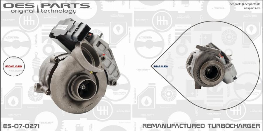 OES PARTS ES-07-0271 - Kompresors, Turbopūte ps1.lv