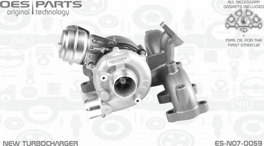 OES PARTS ES-N07-0059 - Kompresors, Turbopūte ps1.lv