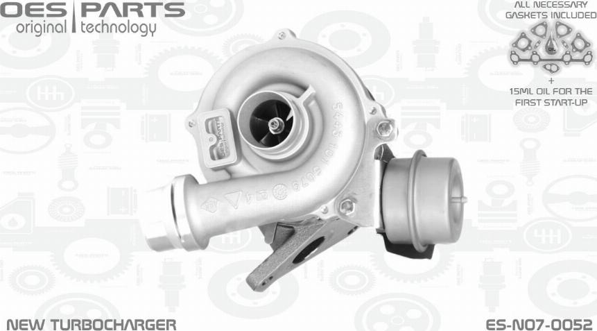 OES PARTS ES-N07-0052 - Kompresors, Turbopūte ps1.lv