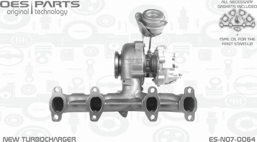 OES PARTS ES-N07-0064 - Kompresors, Turbopūte ps1.lv