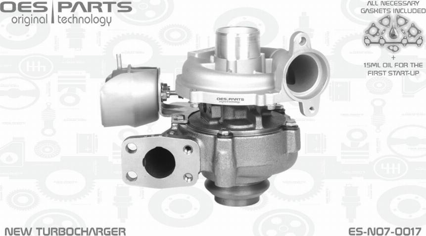 OES PARTS ES-N07-0017 - Kompresors, Turbopūte ps1.lv