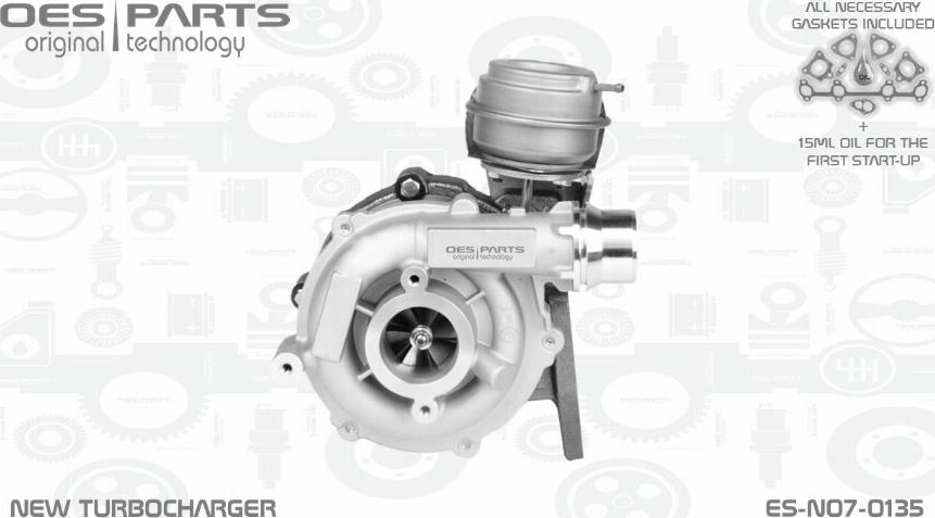 OES PARTS ES-N07-0135 - Kompresors, Turbopūte ps1.lv