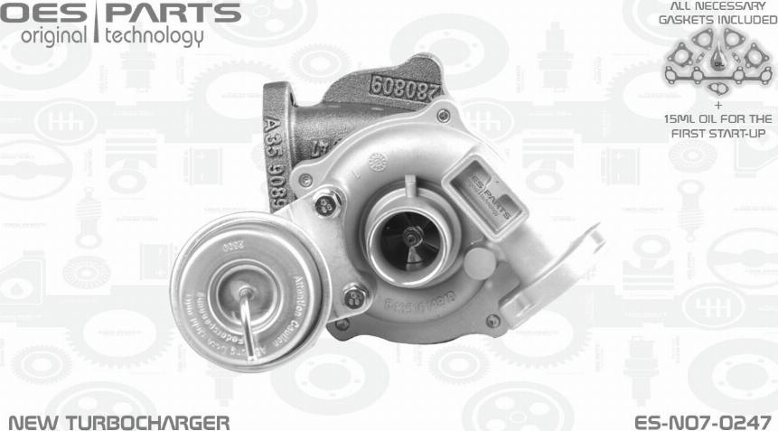 OES PARTS ES-N07-0247 - Kompresors, Turbopūte ps1.lv