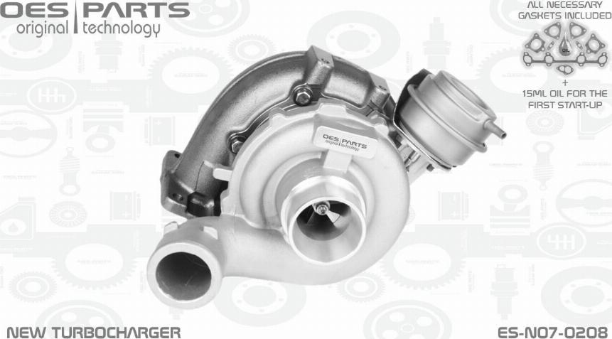 OES PARTS ES-N07-0208 - Kompresors, Turbopūte ps1.lv