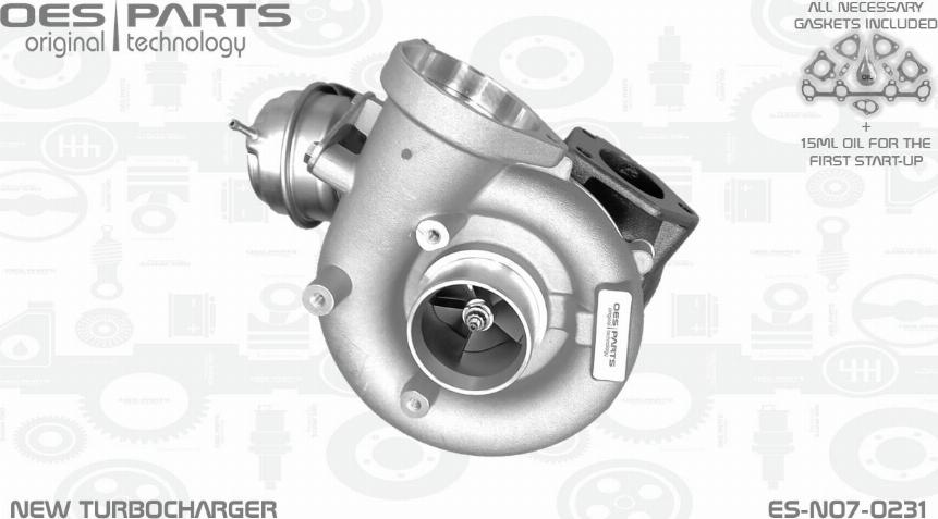 OES PARTS ES-N07-0231 - Kompresors, Turbopūte ps1.lv