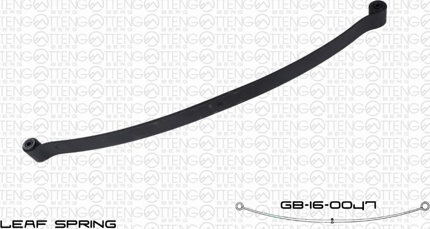 OES PARTS GB-16-0047 - Lāgu atsperes loksne ps1.lv