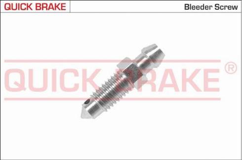 OJD Quick Brake 0015 - Atgaisošanas skrūve / ventilis, Riteņa bremžu cilindrs ps1.lv