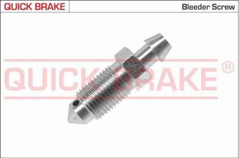 OJD Quick Brake 0017 - Atgaisošanas skrūve / ventilis, Riteņa bremžu cilindrs ps1.lv