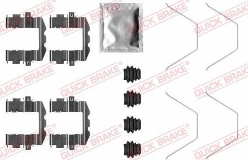 OJD Quick Brake 109-0057 - Piederumu komplekts, Disku bremžu uzlikas ps1.lv