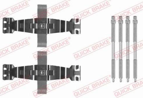 OJD Quick Brake 109-0022 - Piederumu komplekts, Disku bremžu uzlikas ps1.lv