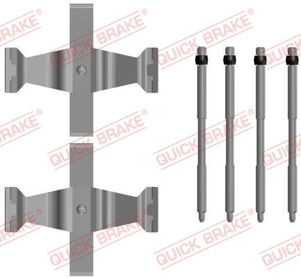 OJD Quick Brake 109-0109 - Piederumu komplekts, Disku bremžu uzlikas ps1.lv