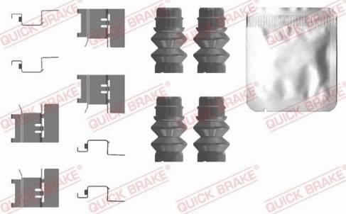 OJD Quick Brake 109-0120 - Piederumu komplekts, Disku bremžu uzlikas ps1.lv