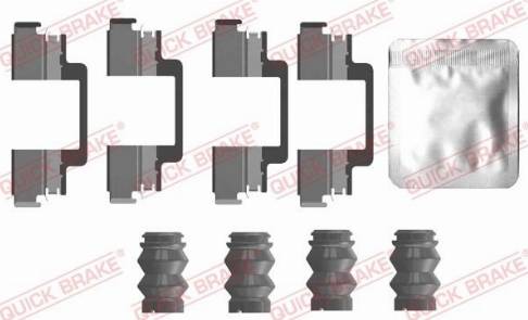 OJD Quick Brake 109-0121 - Piederumu komplekts, Disku bremžu uzlikas ps1.lv